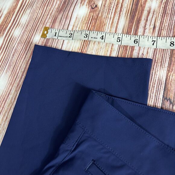 Peter Millar Crown Crafted Bingham Mens Sz 33x31.5 Blue Nylon Performance Pants - Picture 6 of 13